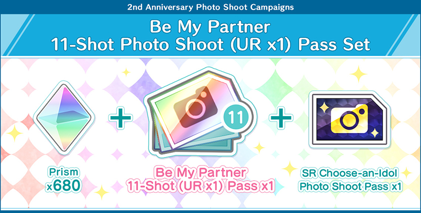 Be My Partner 11-Shot Photo Shoot(UR×1) Pass Set