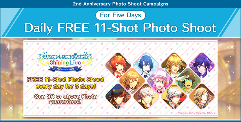 Daily FREE 11-Shot Photo Shoot