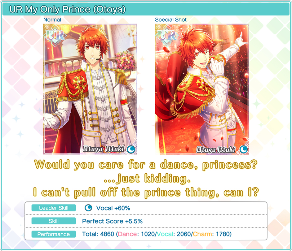 1st Anniversary Live Show: Prince Otoya