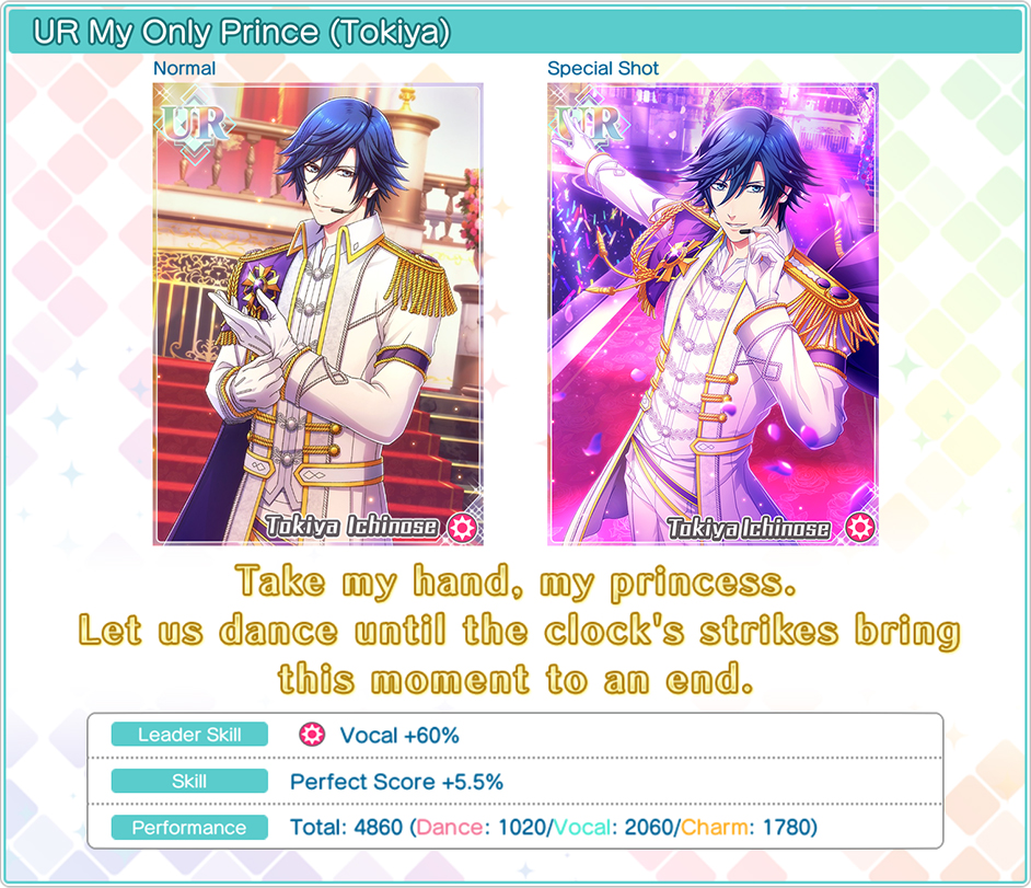 1st Anniversary Live Show: Prince Tokiya