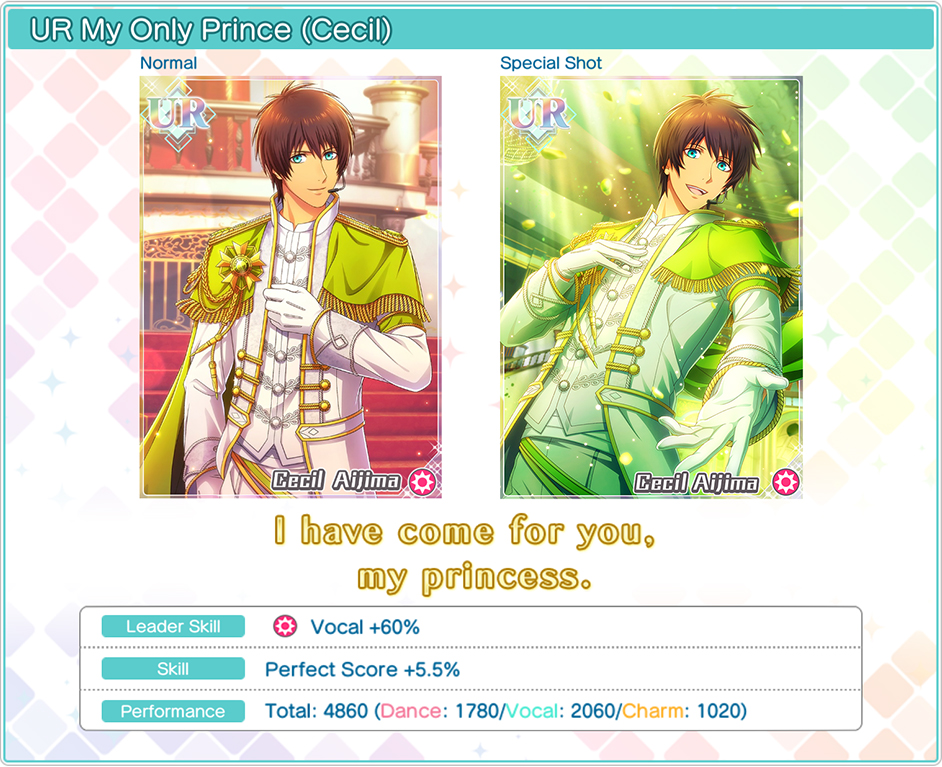 1st Anniversary Live Show: Prince Cecil