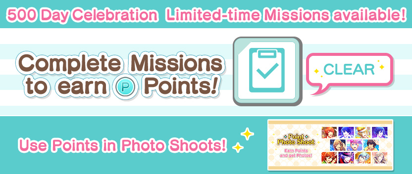 500 Day Celebration Missions