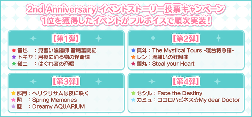 News詳細 うたの プリンスさまっ Shining Live シャニライ 公式サイト News詳細 うたの プリンスさまっ Shining Live シャニライ 公式サイト